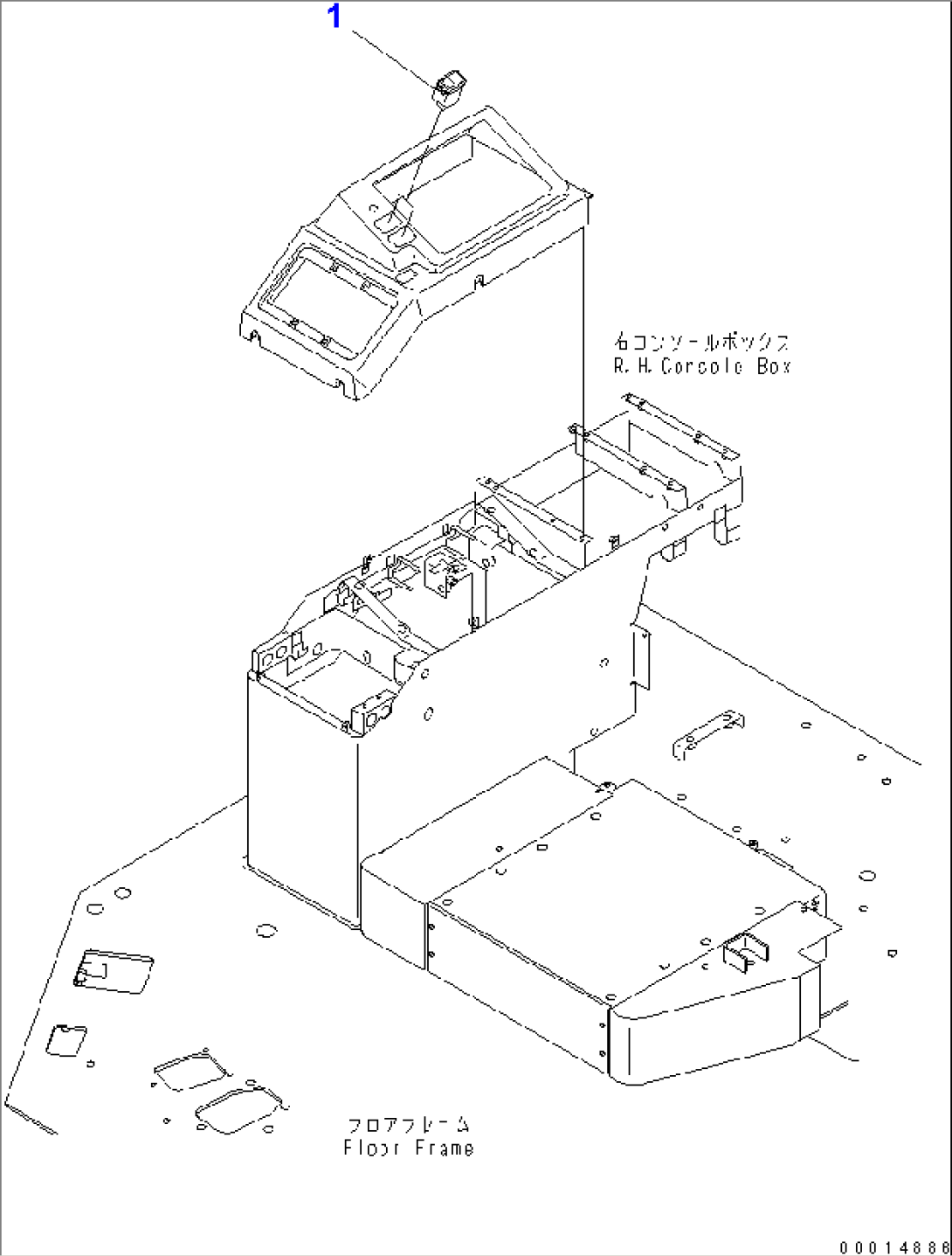 FLOOR (POWER WINDOW SWITCH) (WITH AUTO GREASE)(#51001-)