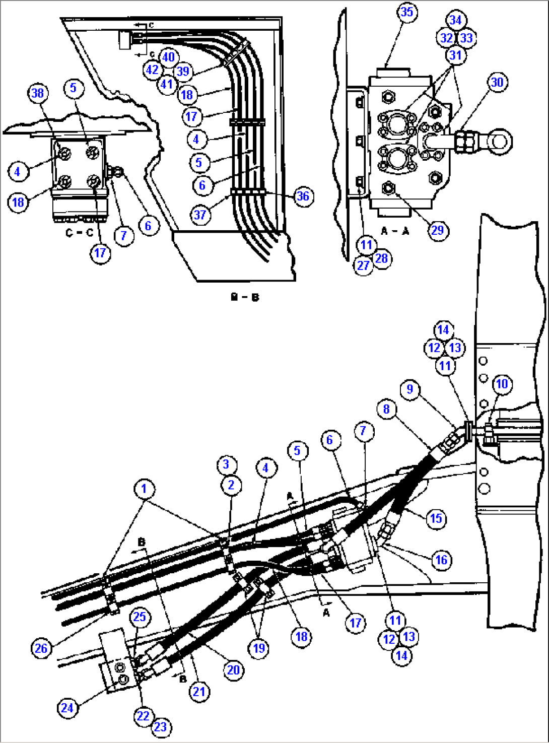 STEERING SYSTEM PIPING