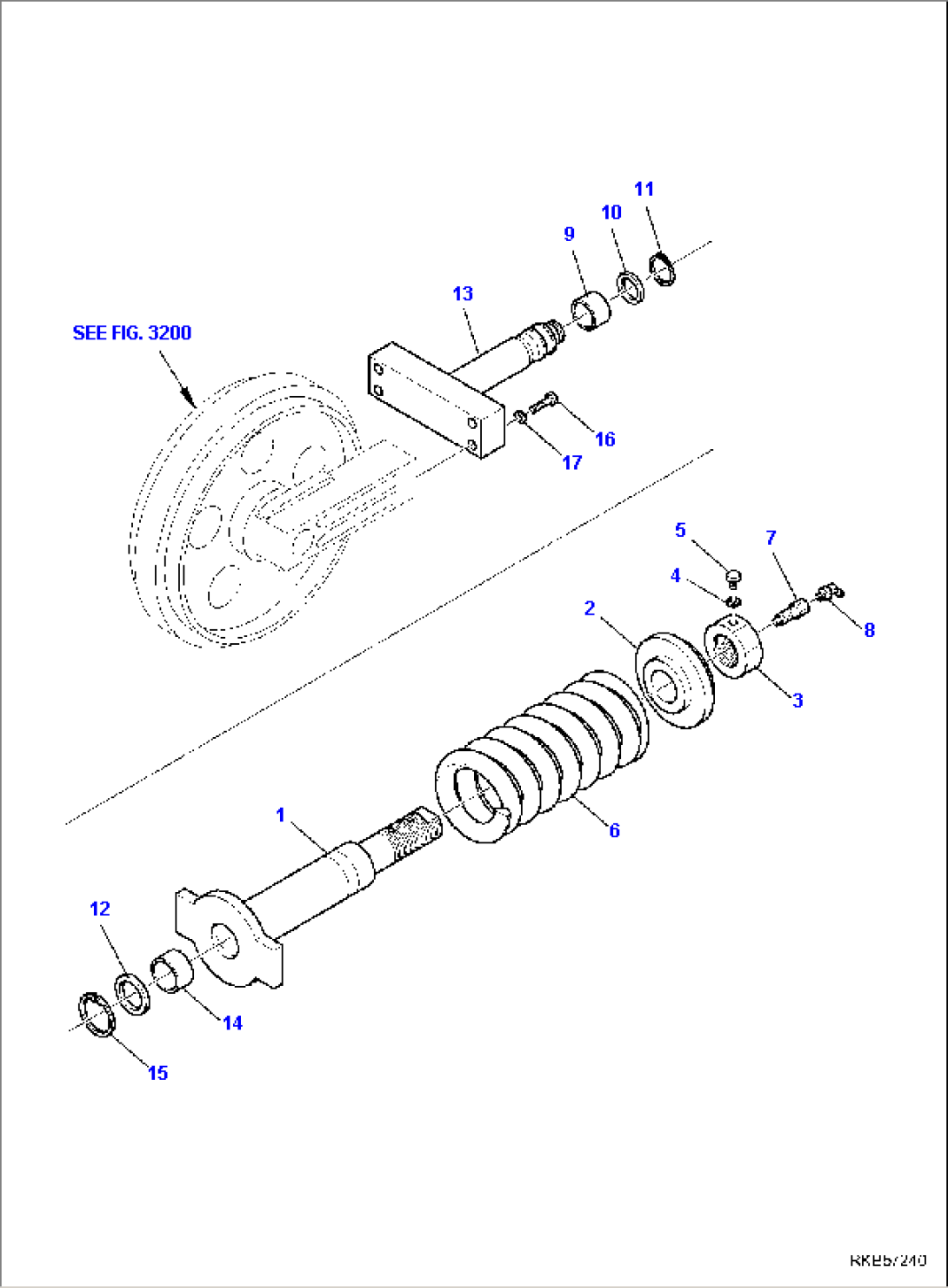 RECOIL SPRING (FOR RUBBER SHOE)