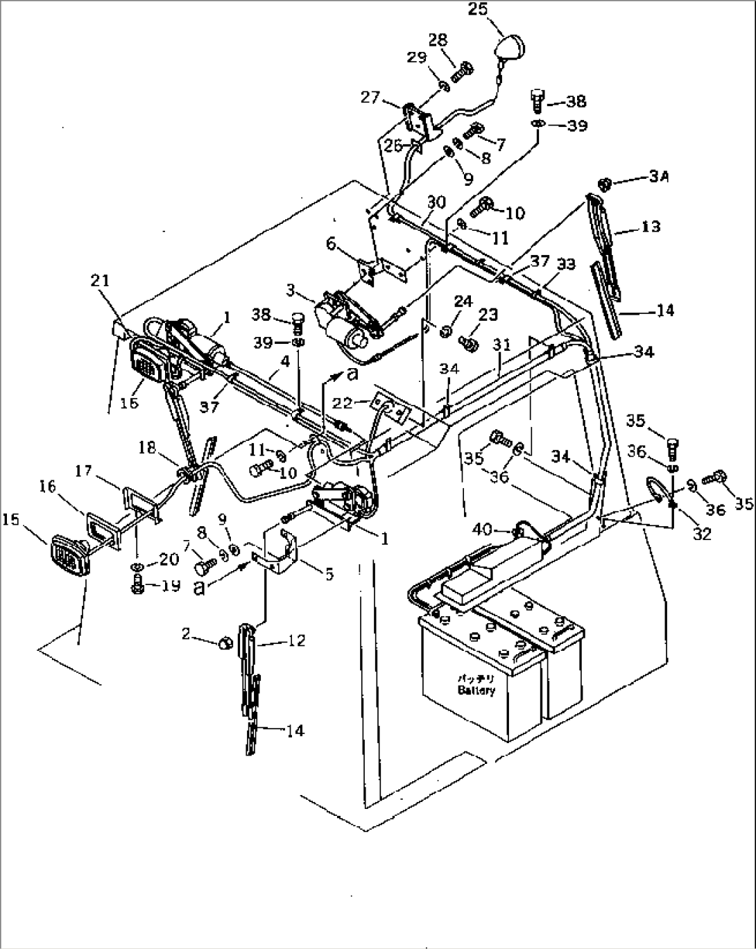 ELECTRICAL SYSTEM (FOR ROPS CAB)