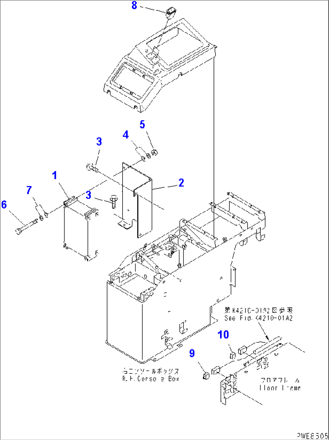 FLOOR HARNESS (TRANSMISSION CONTROLLER AND MOUNTING PARTS) (WITH JOY STICK STEERING)