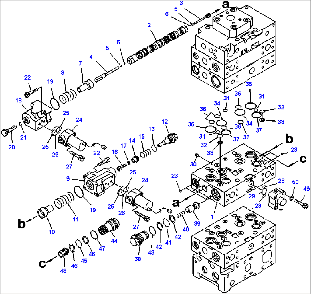 H0121-07A0 MAIN VALVE 2-SPOOL FOR ECSS (7/9)