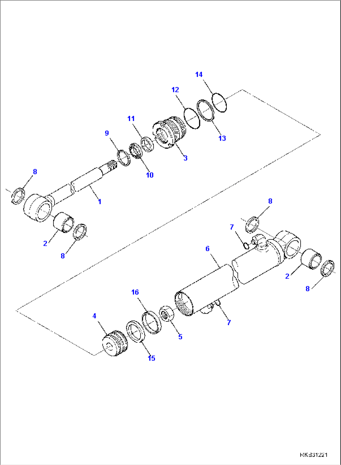 ARM LIFTING CYLINDER