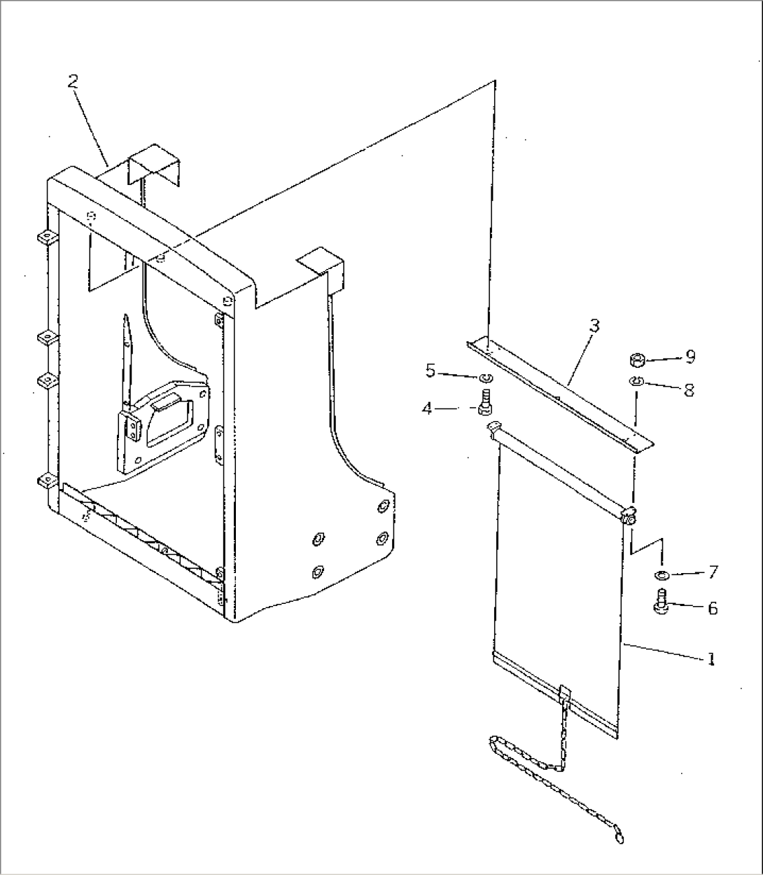 RADIATOR SHUTTER (SCREEN TYPE)