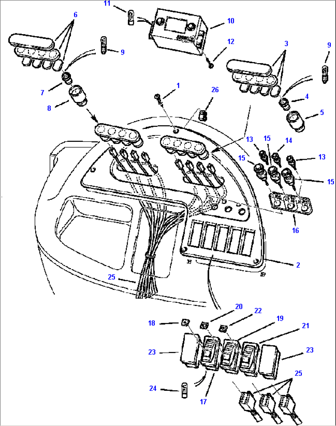 FIG. E1401-01A2 FRONT DASHBOARD