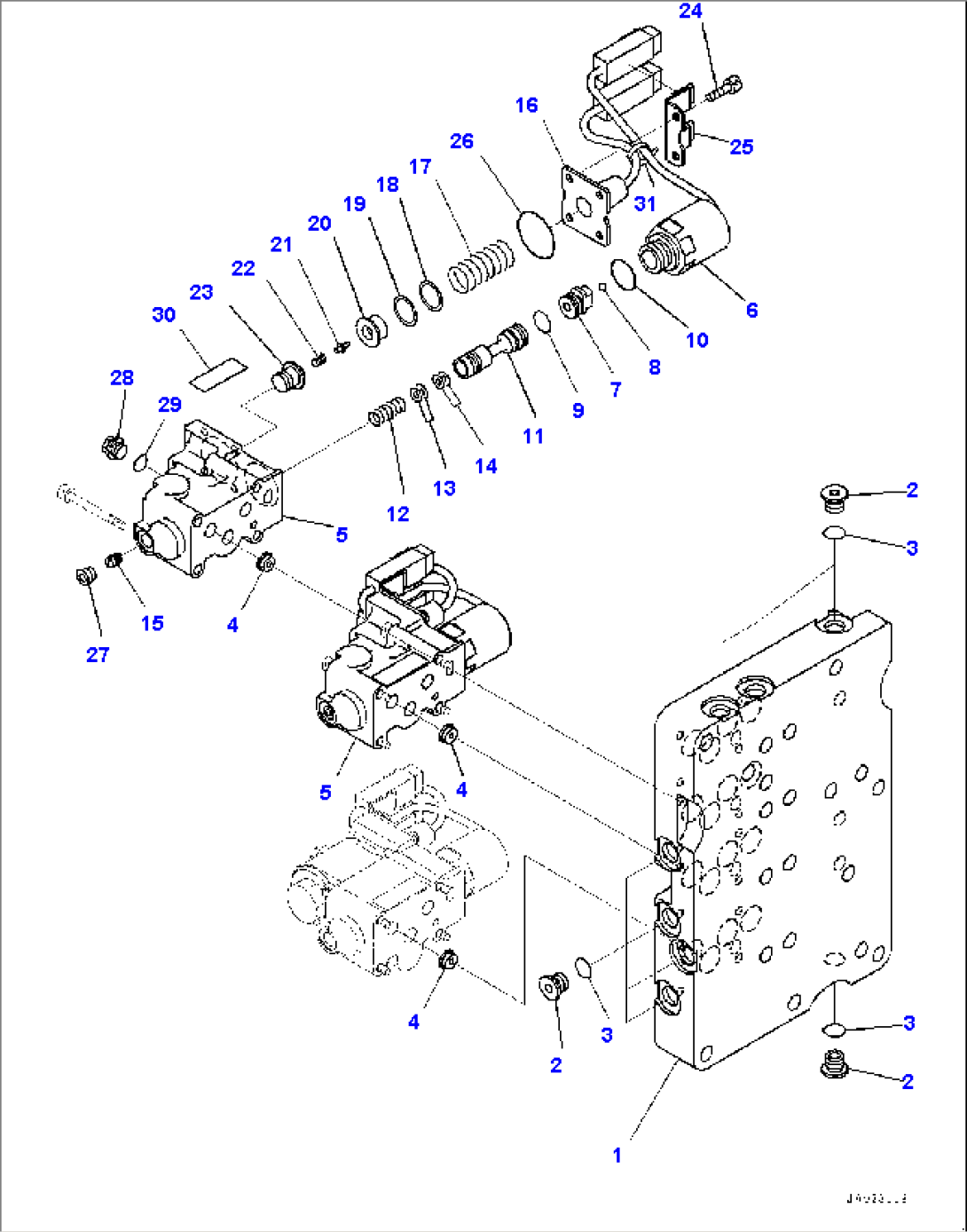 Torque Converter and Transmission, Control Valve (4/7) (#90216-)