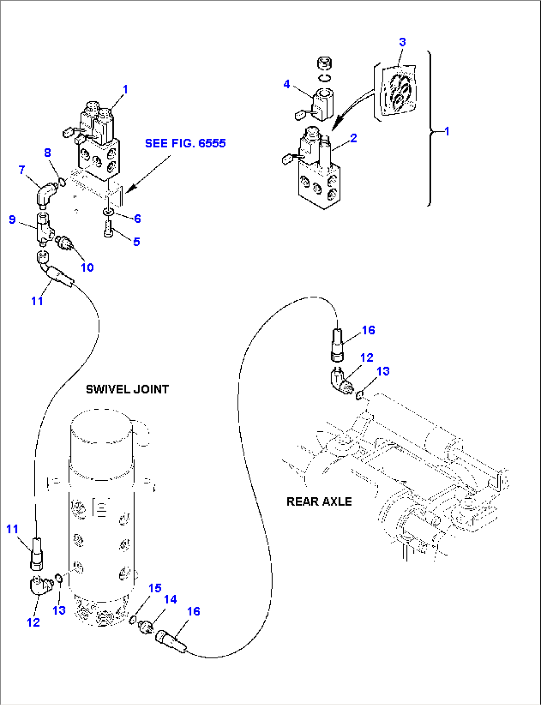 HYDRAULIC PIPING (PARKING BRAKE LINE)