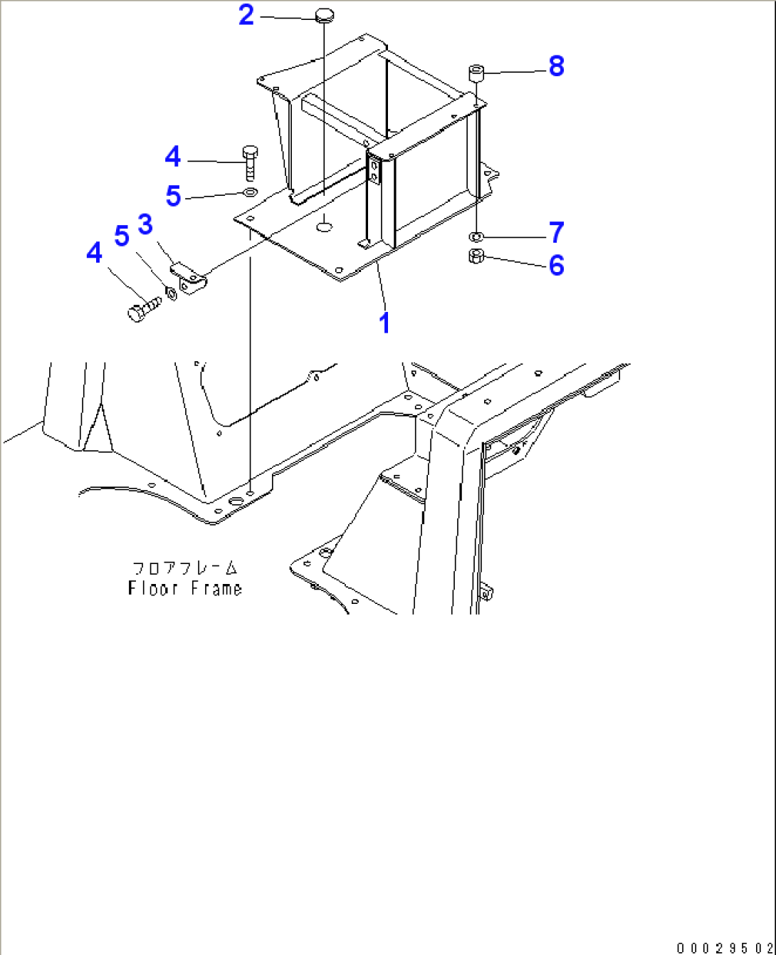 SEAT FRAME (FOR RIGID TYPE)