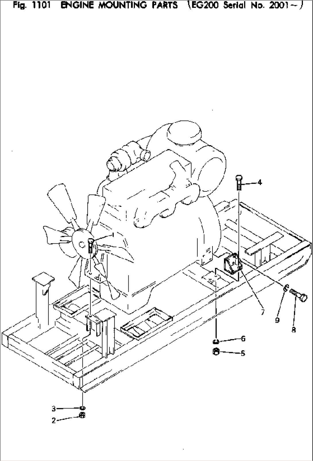 ENGINE MOUNTING PARTS