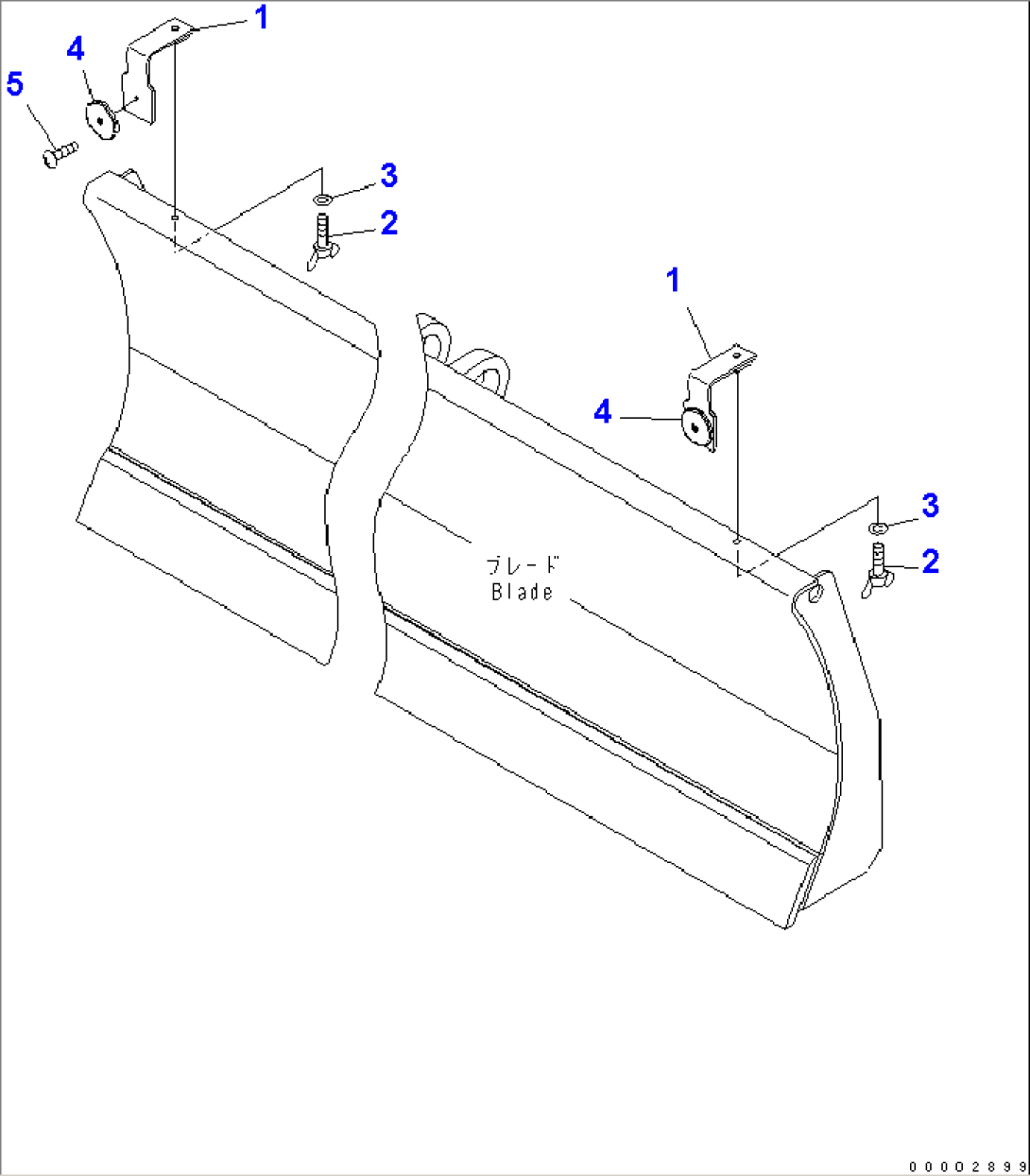 REFLECTOR (FOR FRONT DOZER)