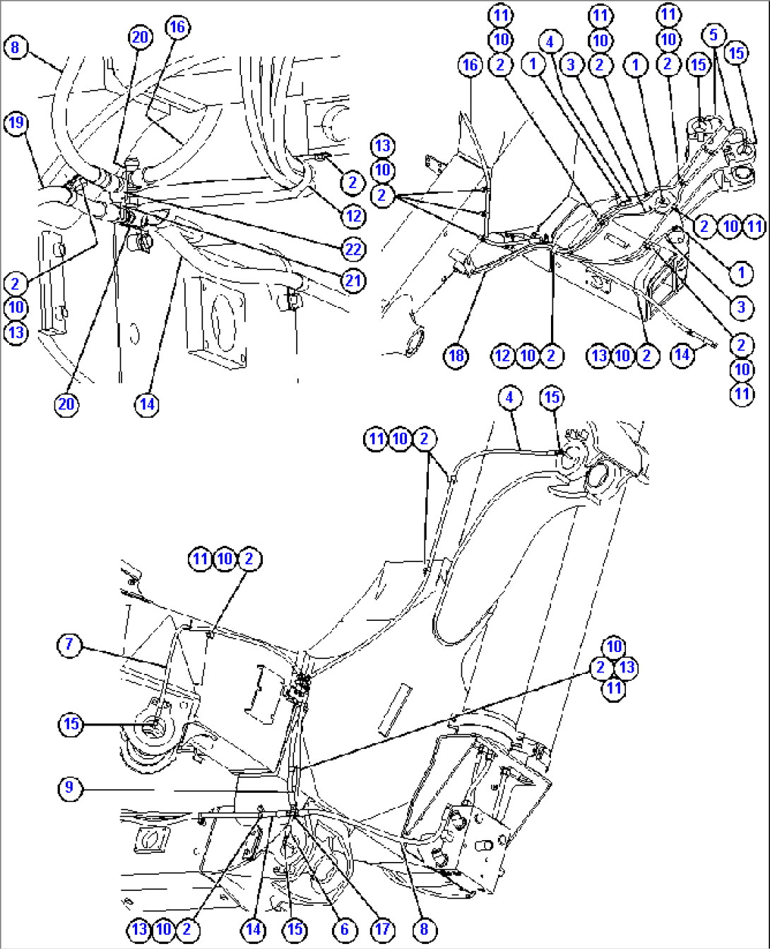 AUTO LUBE SYSTEM (FRONT FRAME)