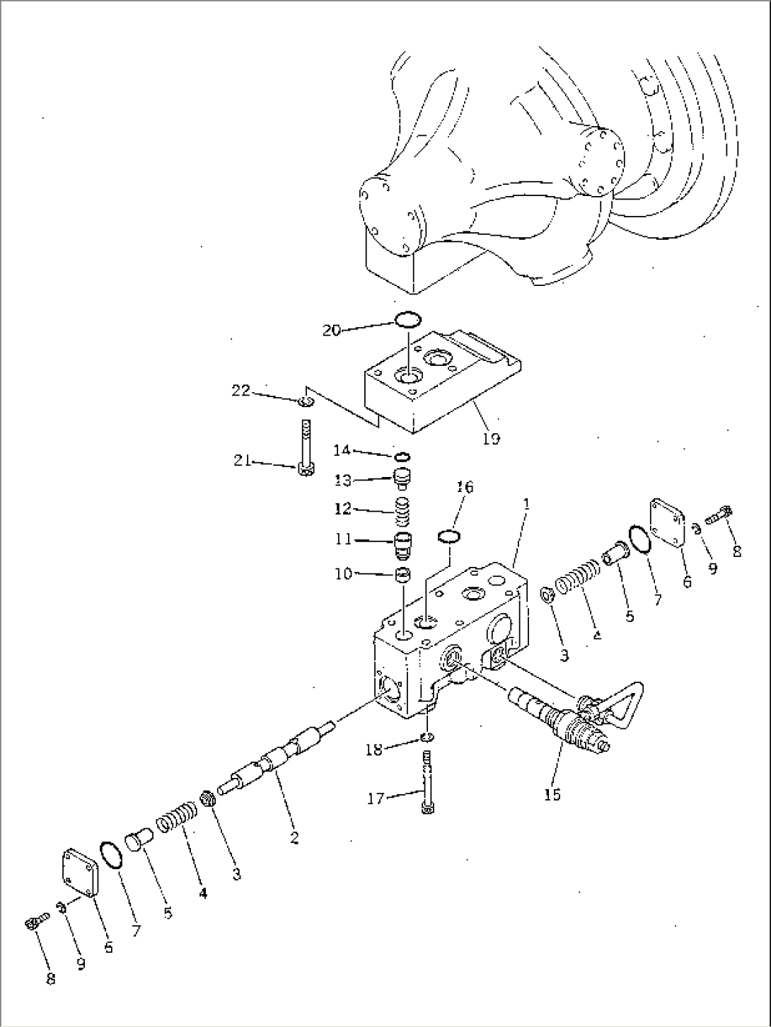 BRAKE VALVE (SWING MOTOR)