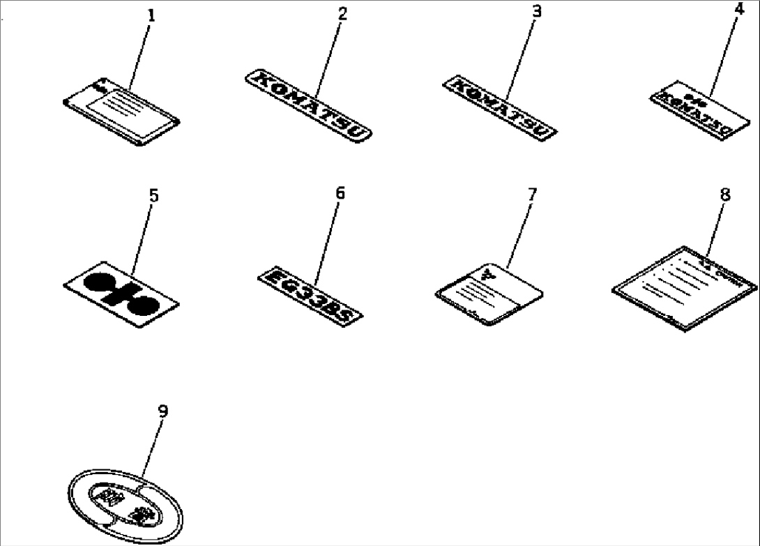 MARKS AND PLATES