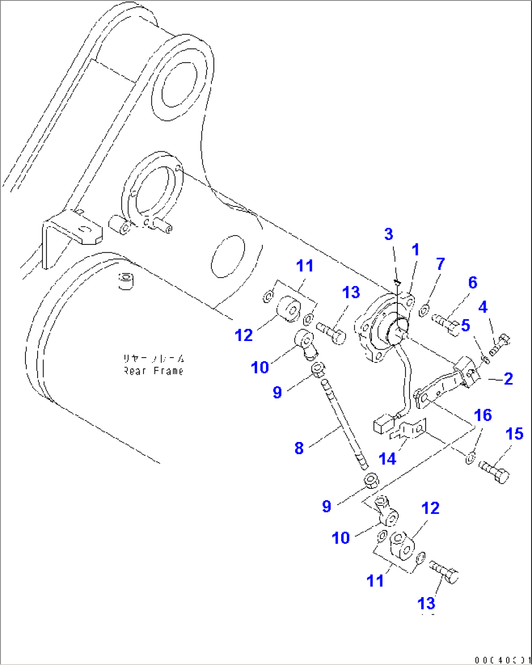 ANGLE SENSOR AND RELATED PARTS(#2001-)