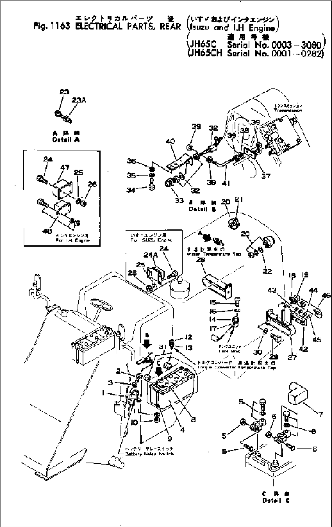 ELECTRICAL PARTS¤ REAR(#2325-3080)