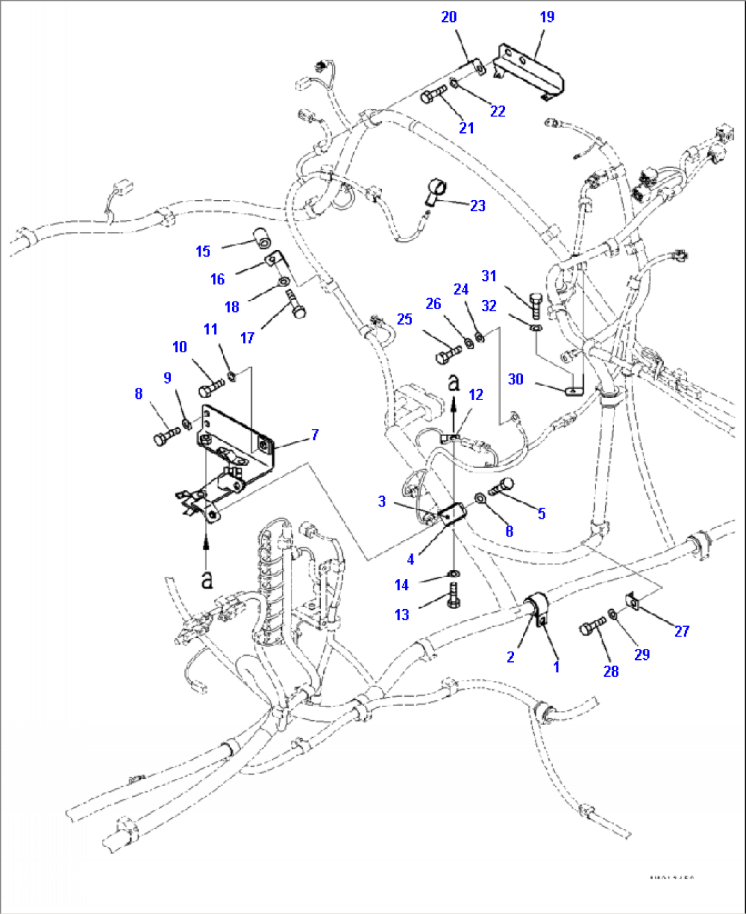 E0200-001006 MAIN WIRING HARNESS MOUNTING (5/7)