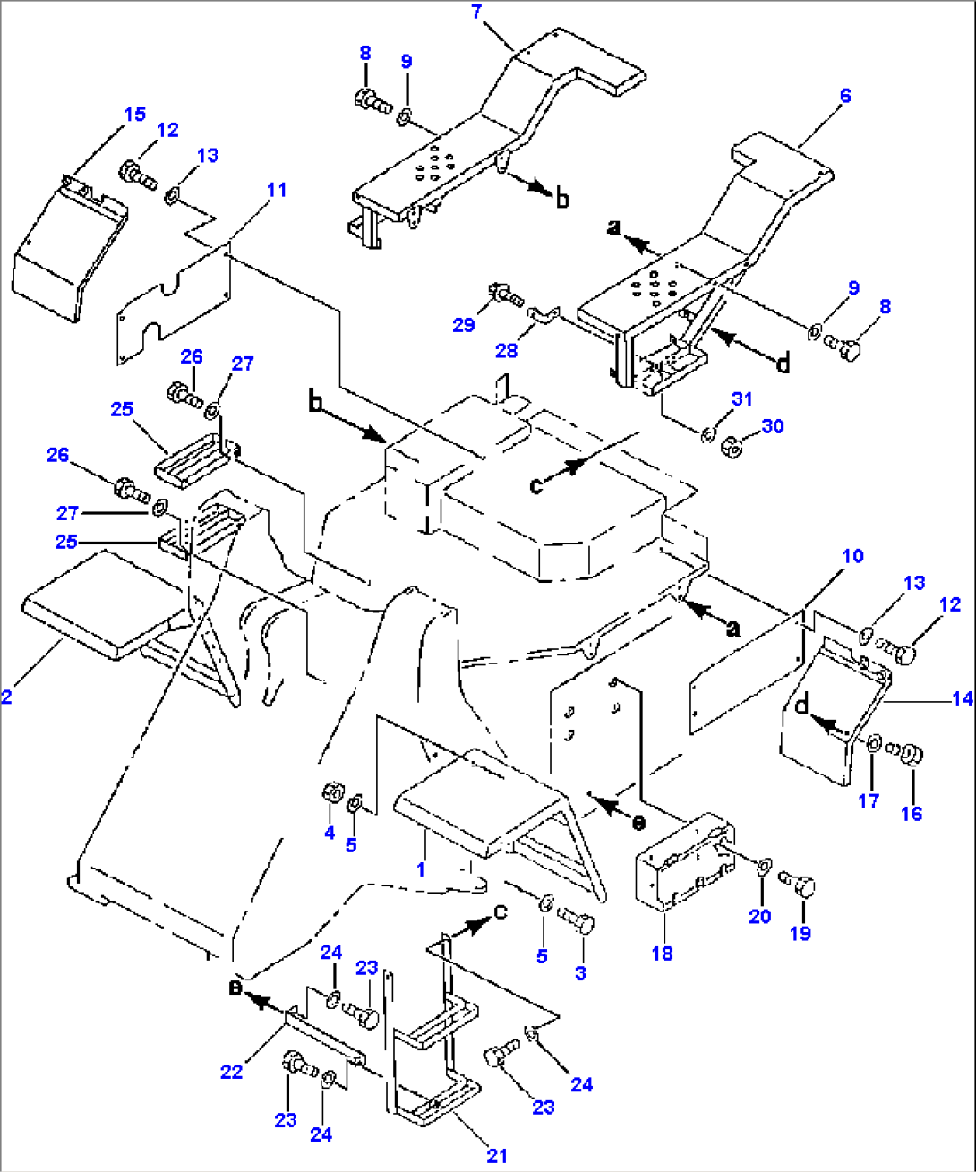 FENDERS AND LADDERS (WITH ROPS CAB)