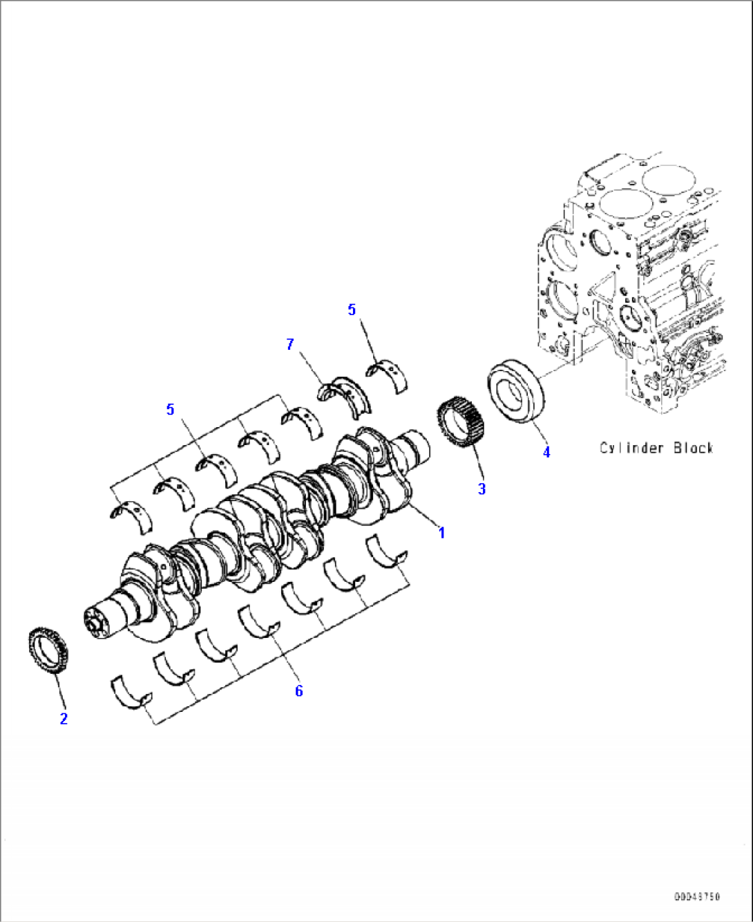 A2319-001001 CRANKSHAFT