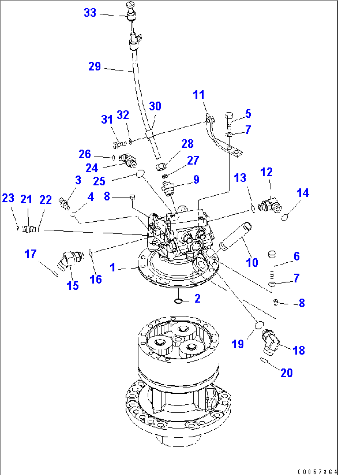 SWING MACHINERY (RELATED PARTS) (#20001-23429)