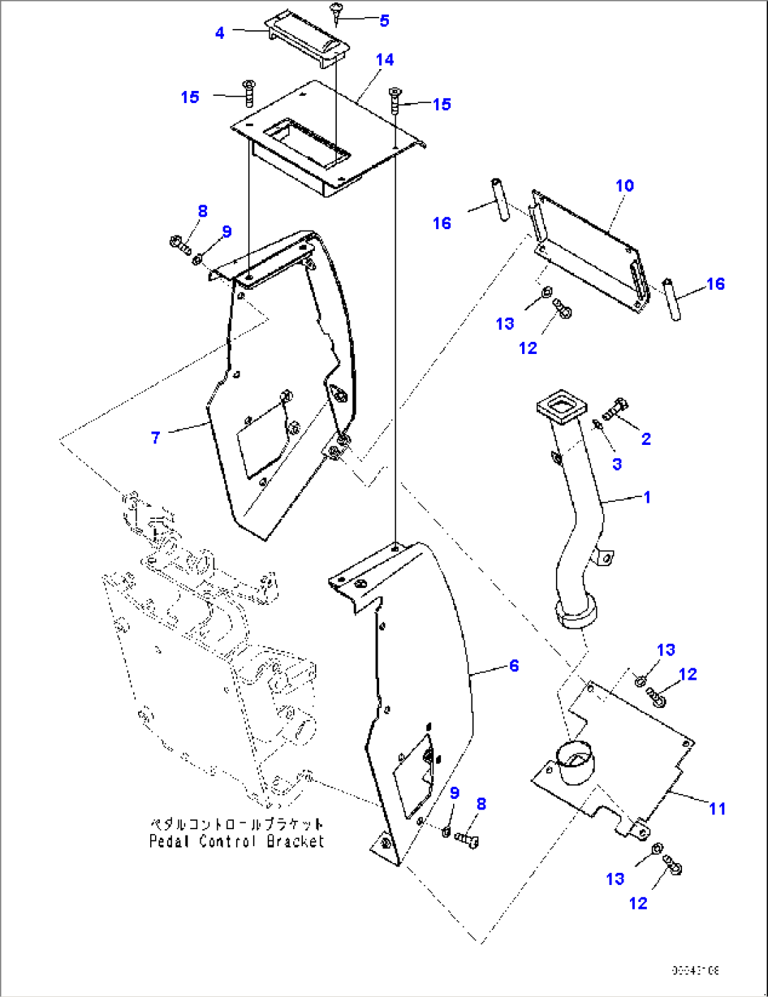 Dashboard, Duct and Cover (#85077-)