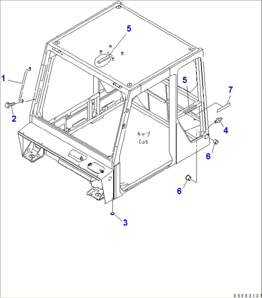 CAB (CAB STAY AND BUSHING)
