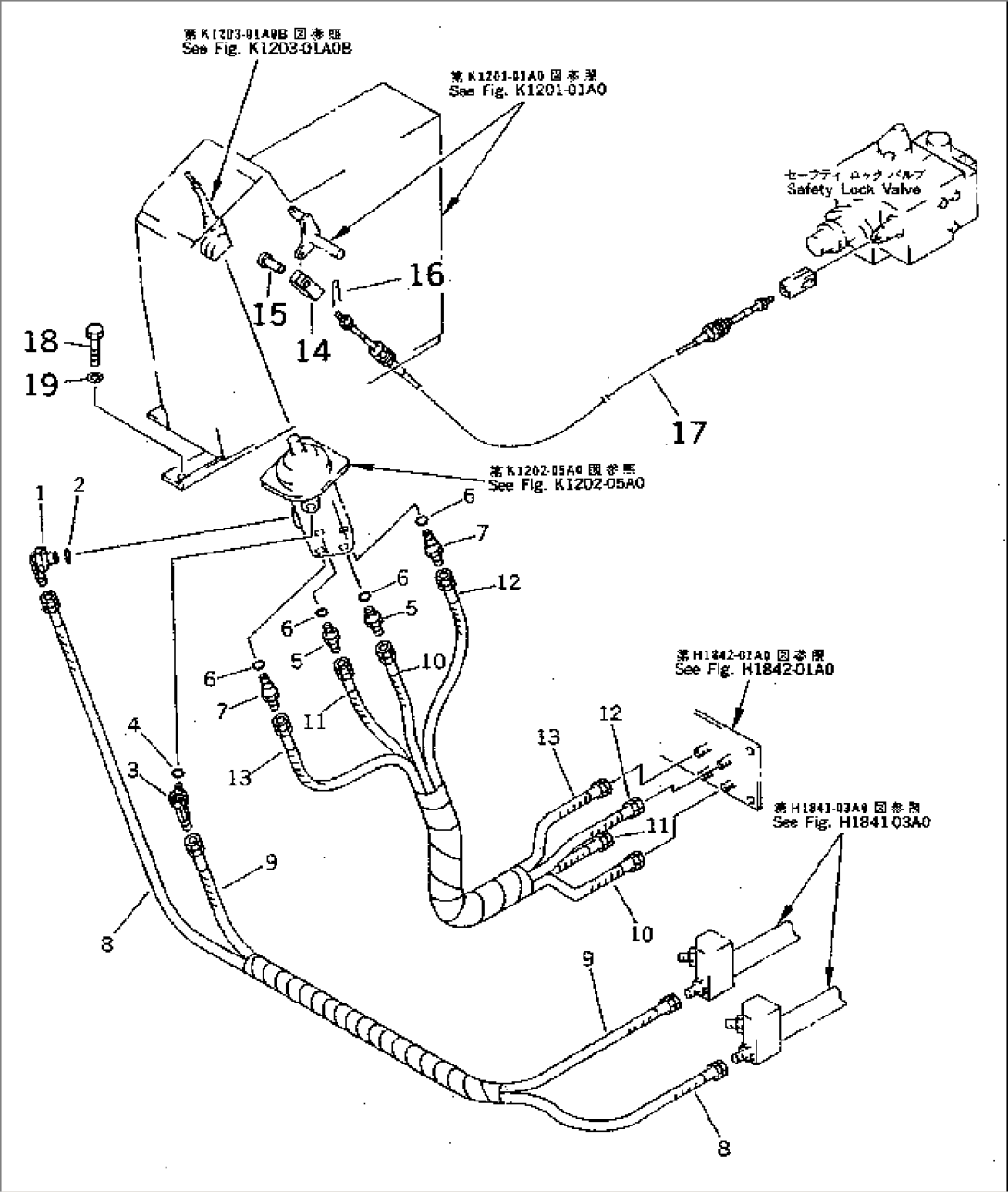 LEFT CONTROL STAND (WITHOUT AIR CONDITIONER) (JOINT PARTS) (EXCEPT JAPAN)(#10118-)