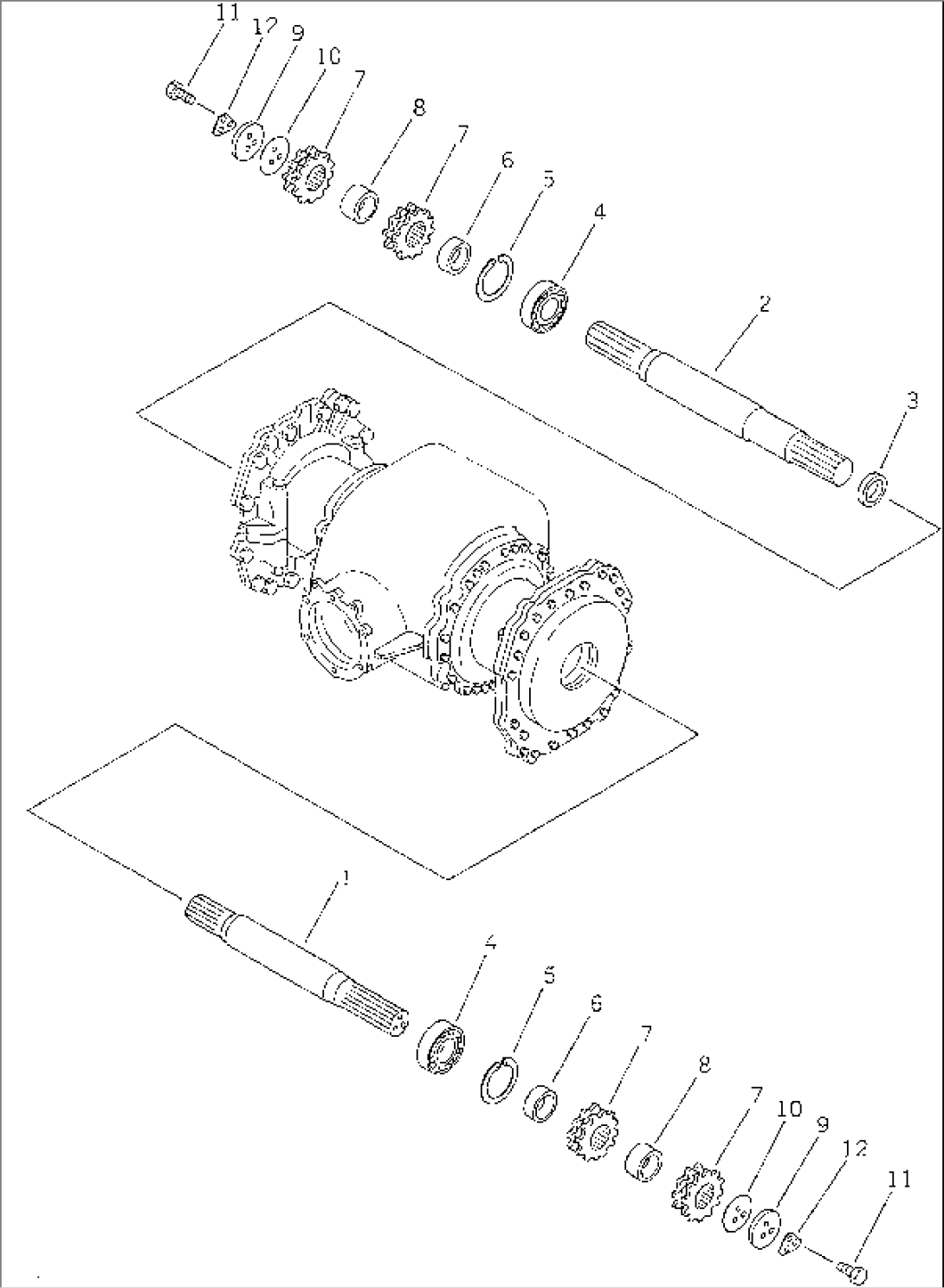 FINAL DRIVE GEAR (DIFFERENTIAL LOCK TYPE) (2/2)