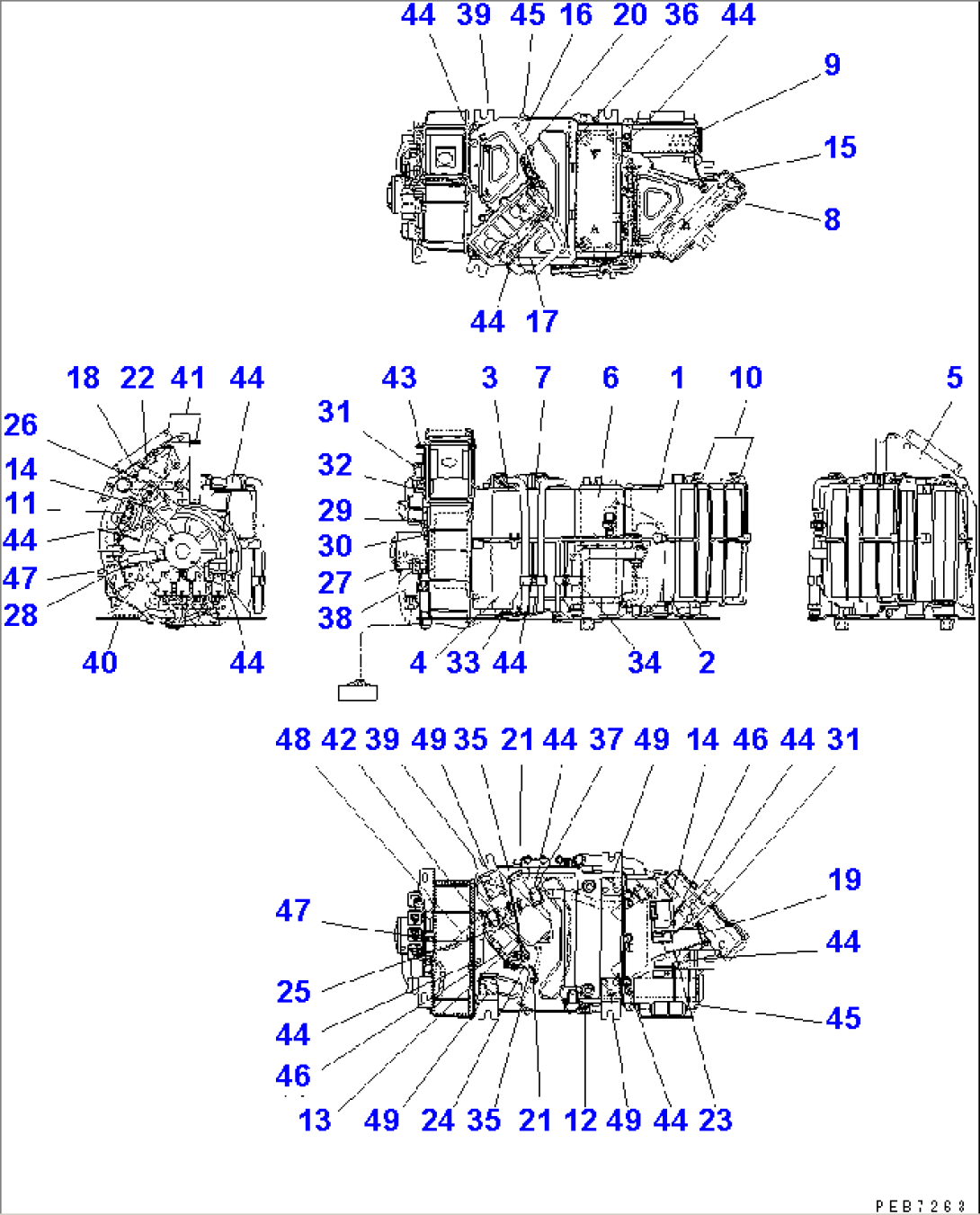 AIR CONDITIONER (AIR CONDITIONER UNIT INNER PARTS) (2/2)