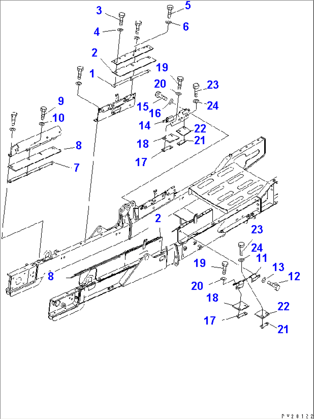 ZURI. CONVEYOR (INNER PARTS) (3M LENGTH) (450MM WIDTH) (9/9)