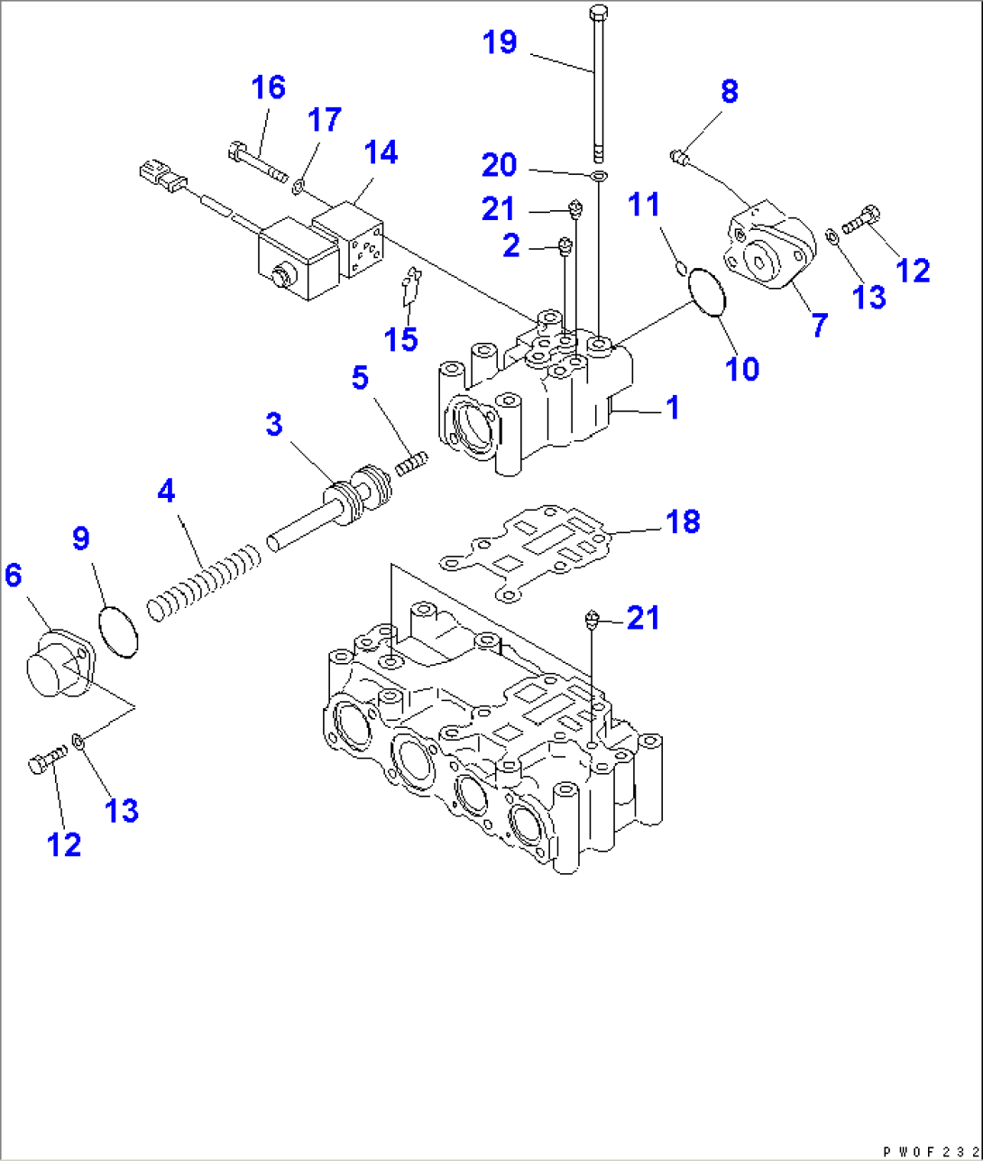 TORQUE CONVERTER VALVE (2/2) (COLD WEATHER (B) SPEC.)