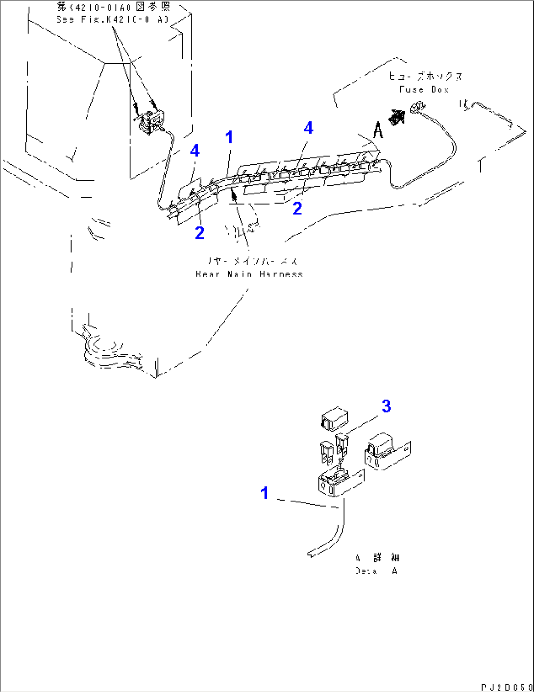 REAR HARNESS (FOR HEATED GLASS)