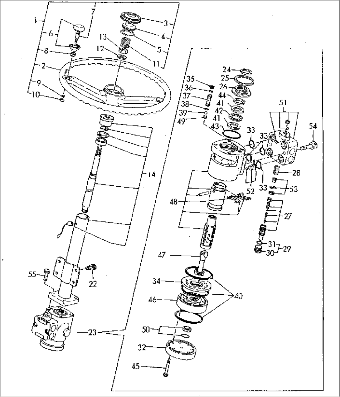 STEERING (WHEEL¤ COLUMN AND VALVE)