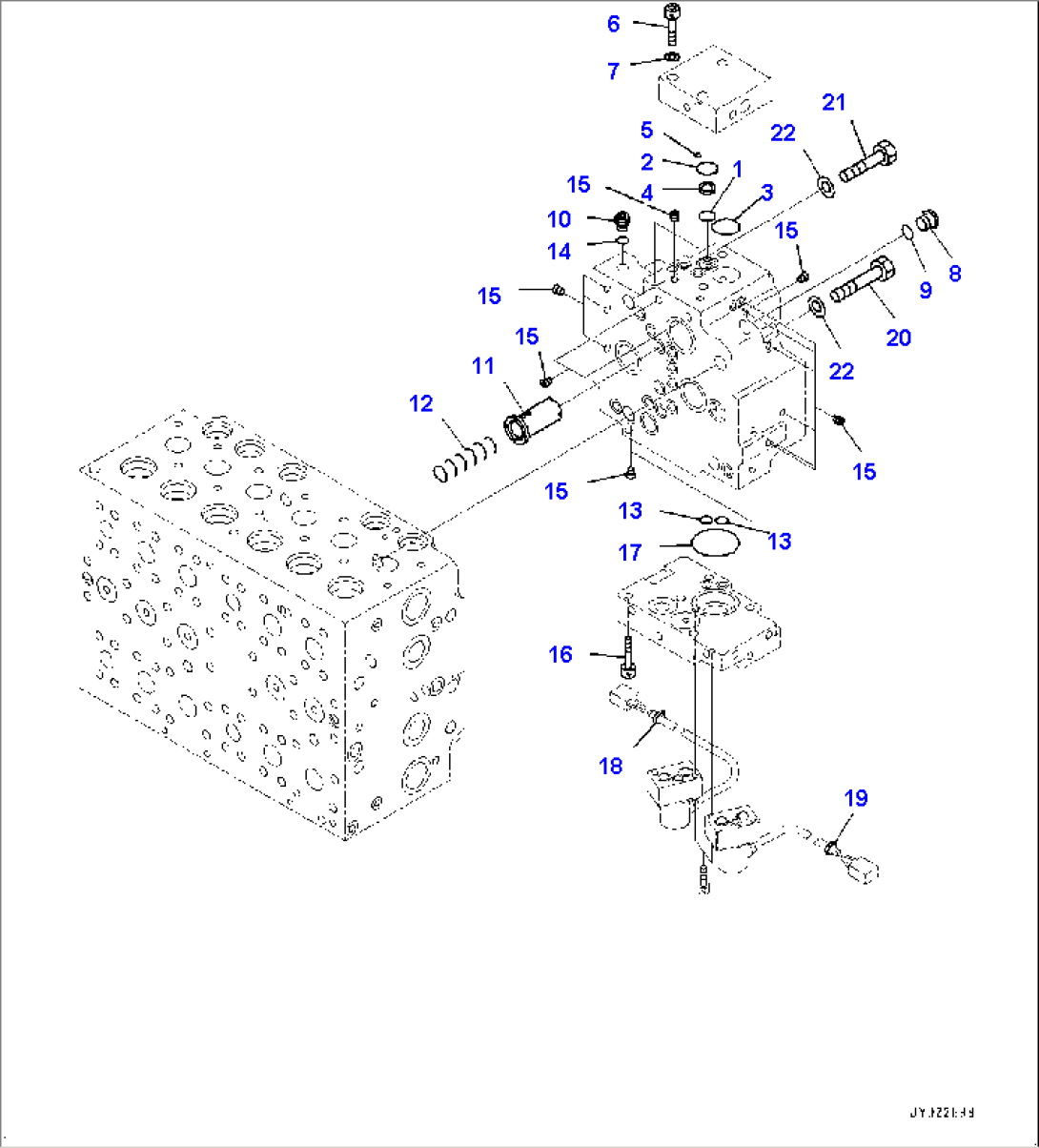 Control Valve, Inner Parts (13/24) (#1001-)