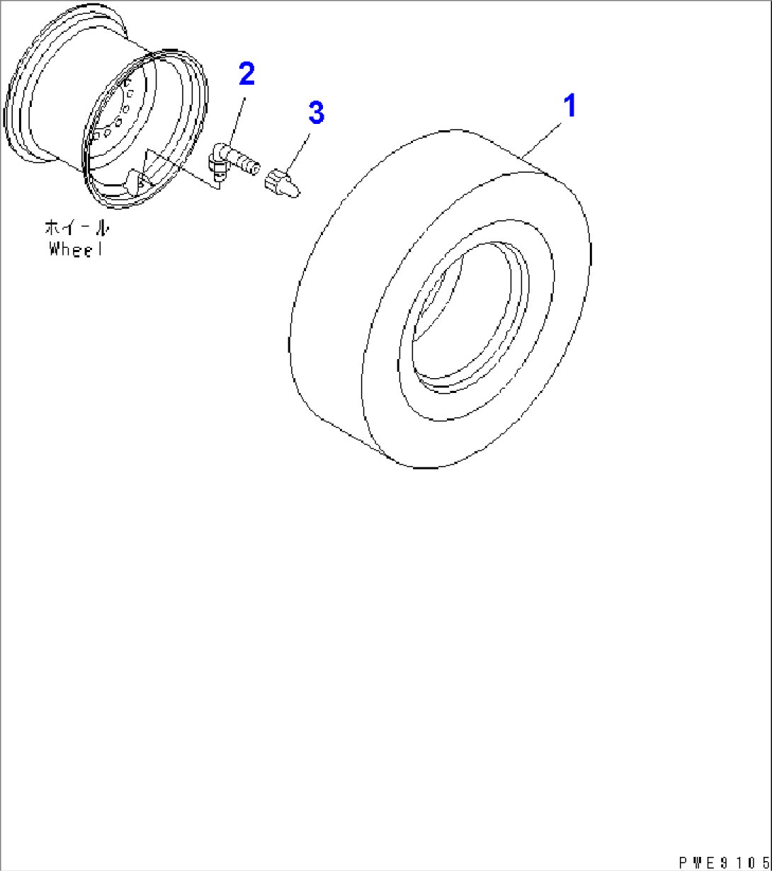 TIRE (16.9-24-10PR-L2 TUBELESS TIRE) (TOYO)