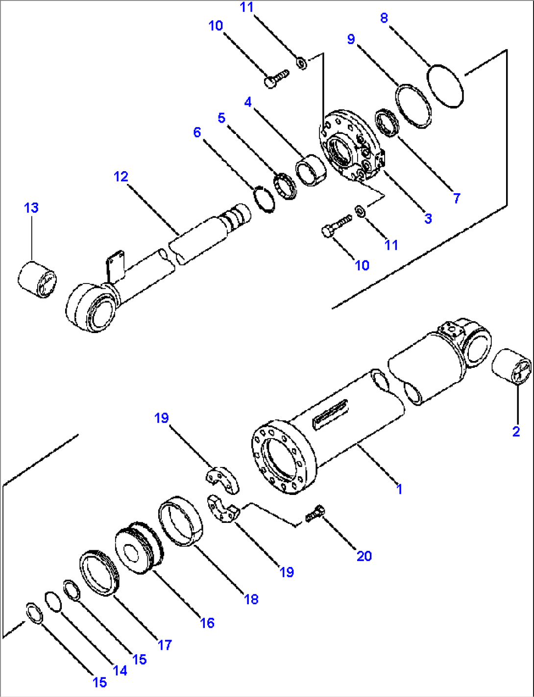 DUMP CYLINDER (STANDARD)