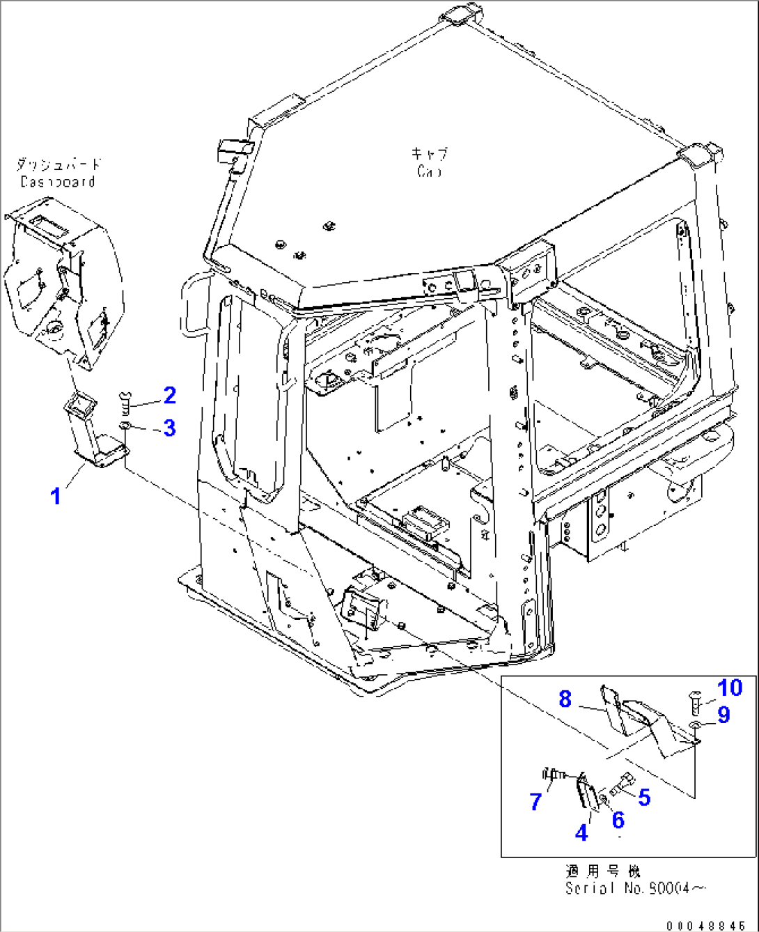 DASHBOARD (DUCT)(#80001-)