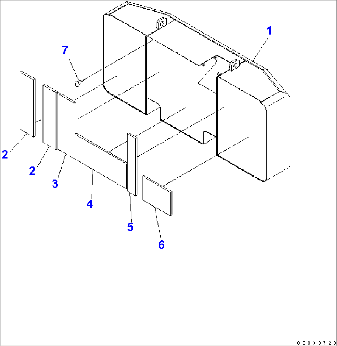 COUNTERWEIGHT (10750KG) (EU SPEC.)(#20087-20188)