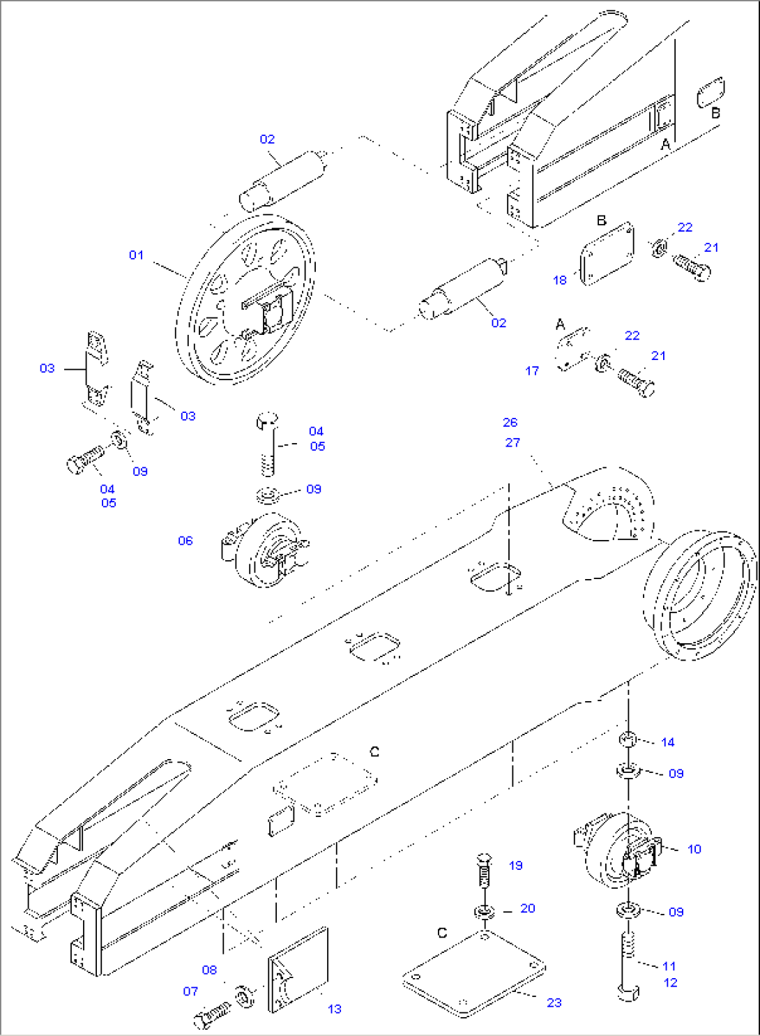 Track Group - Idler Side