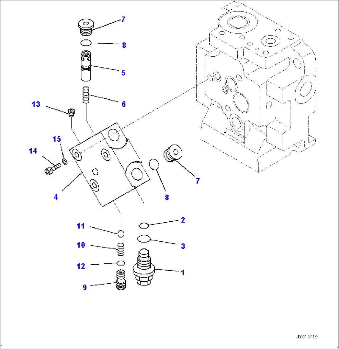 Hydraulic Pump and Motor, Fan Pump (6/6) (#1001-)