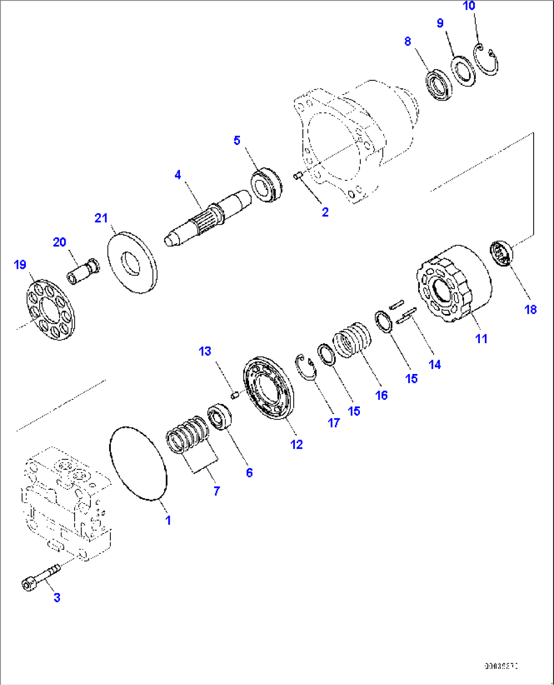 Cooling System, Inner Parts, Fan Motor (1/2) (#35201-)