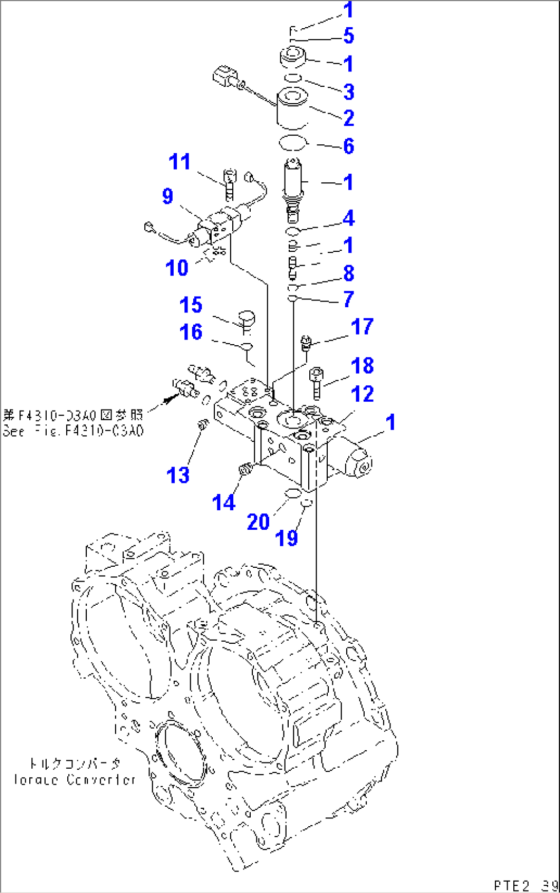 TORQUE CONVERTER (P.T.O. AND STREERING LOCK 1/2)