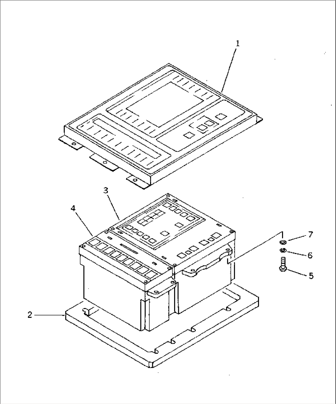 MAINTENANCE MONITOR PANEL