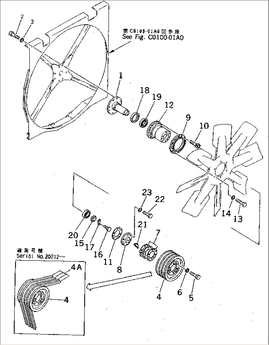 COOLING (RADIATOR FAN MOUNT)