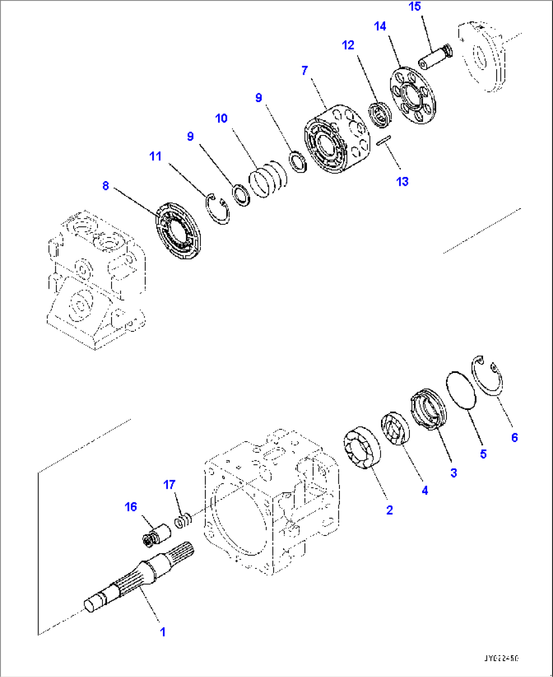 Hydraulic Pump, Fan Pump (2/8) (#91089-)
