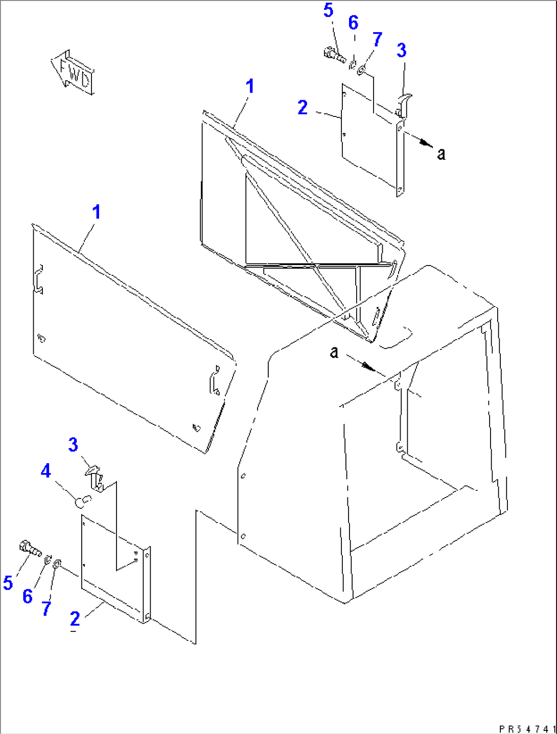 ENGINE SIDE PANEL (WITH REAR FENDER)