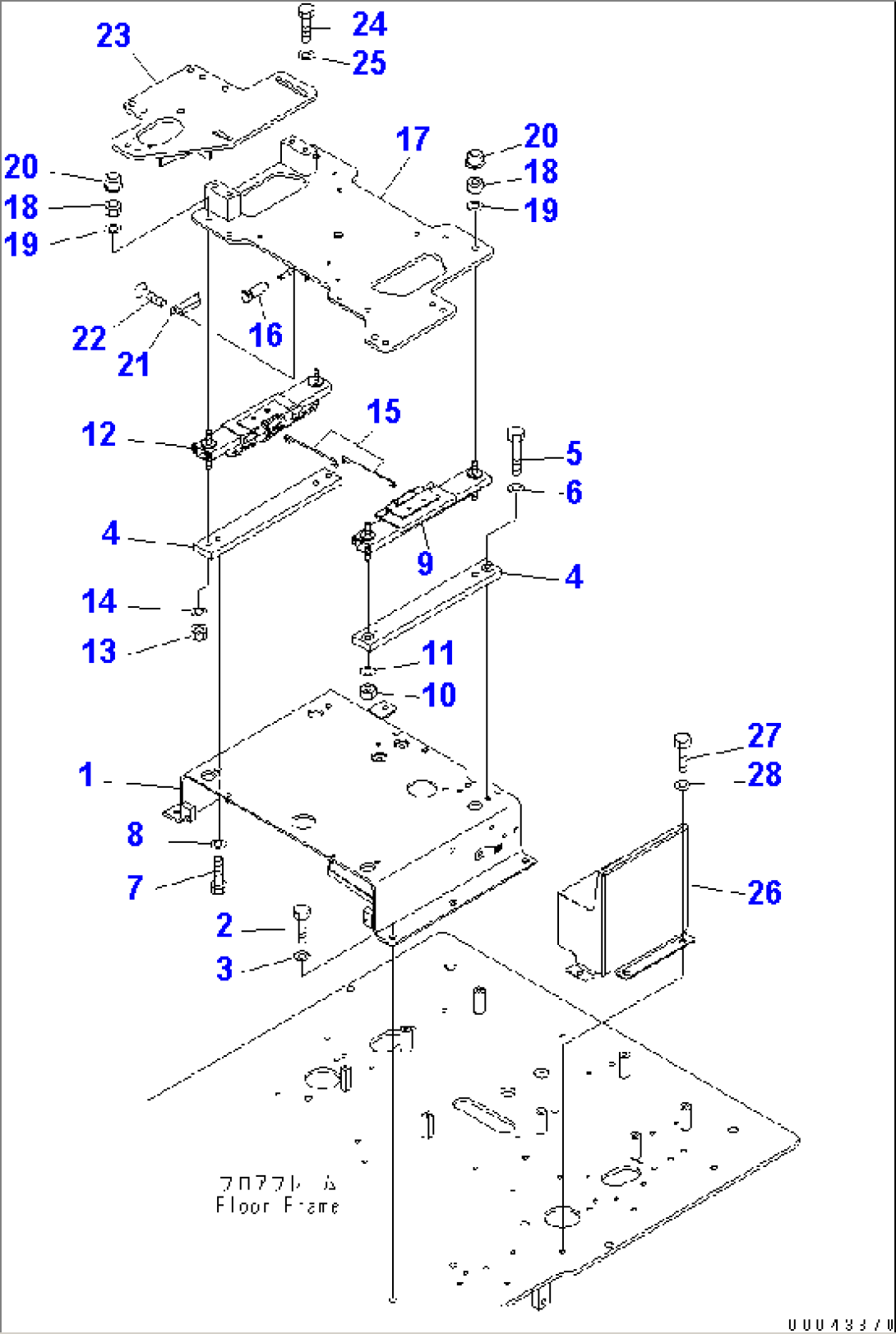 FLOOR FRAME (BASE)(#30001-30055)
