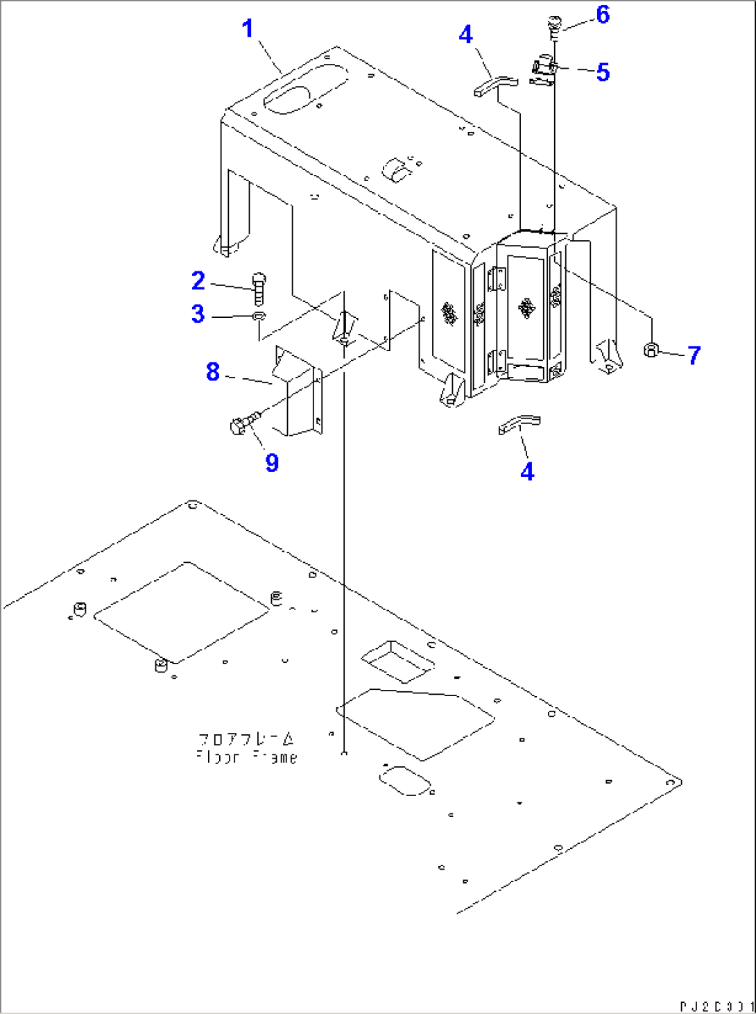 AIR CONDITIONER (CAB HEATER) (HEATER COVER)