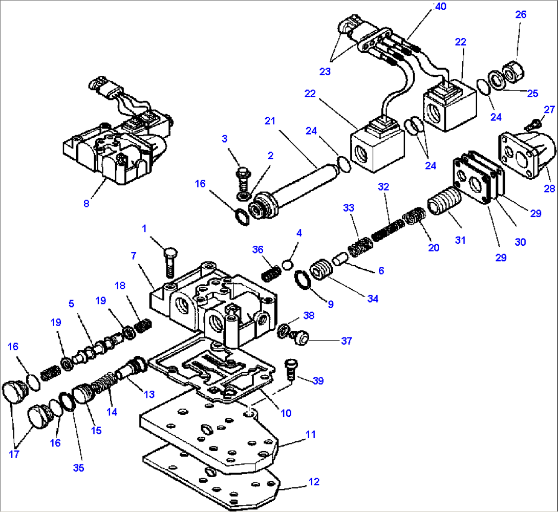 FIG. F3330-01A0 TRANSMISSION (2WD) - CONTROL VALVE
