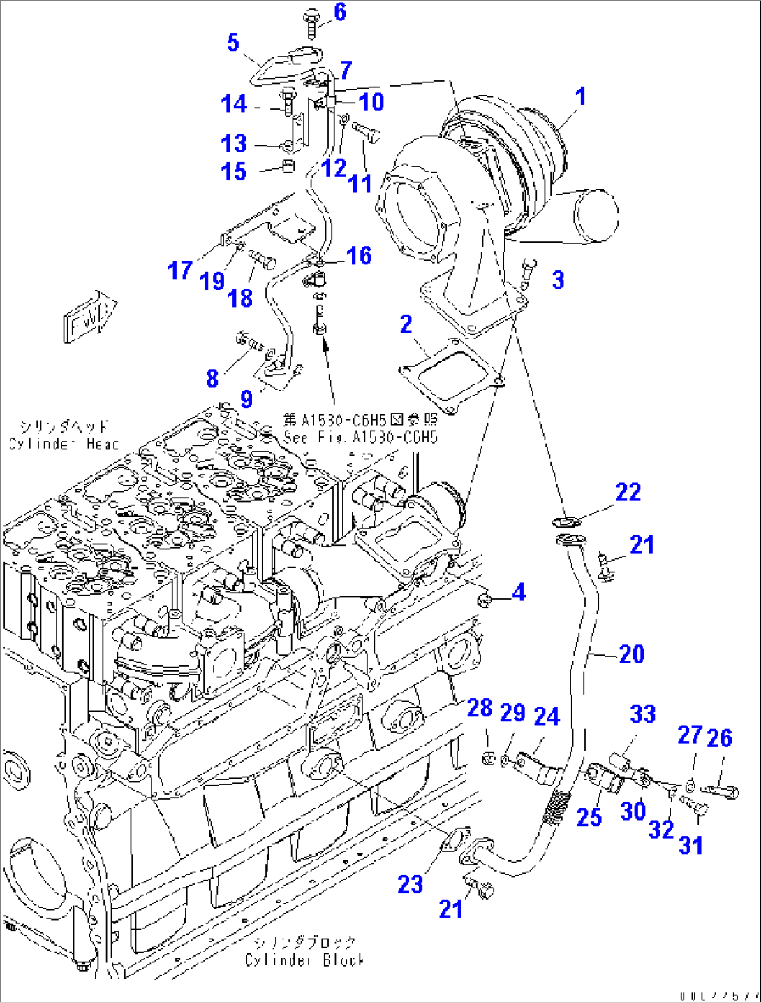 TURBOCHARGER MOUNTING AND LUBRICATOR
