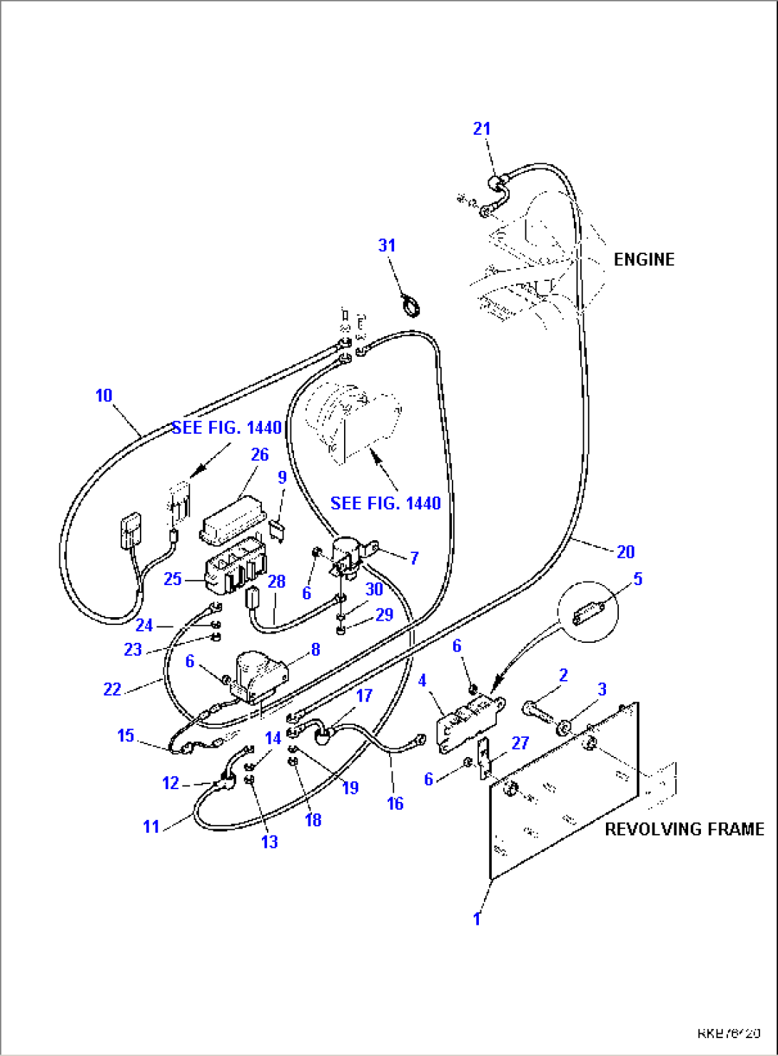 ELECTRICAL SYSTEM (REVOLVING FRAME LINE) (4/5)